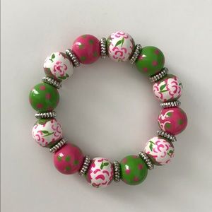 [Angela Moore] Bracelet: roses & polka dots